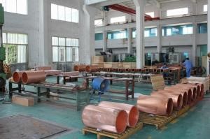 Dia 850mm Round tube And Bloom Sized Copper Mould Tube For CCM