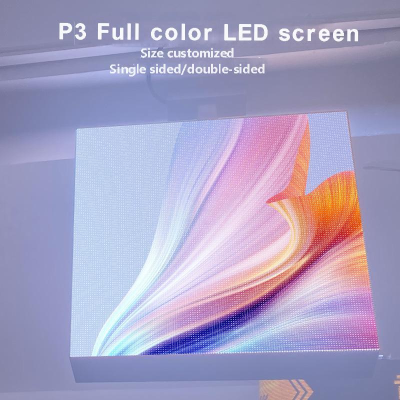 led logo display P3 Double-sided Square Led Lightbox Outdoor Led Light Box Display