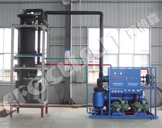 1250 KG Small Capacity 3 Ton Ice Tube Making Machine with Video Outgoing-Inspection