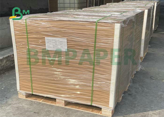 97cm Width 80gsm 90gsm High Strength Semi-Extendable Brown Paper Roll To Bags 