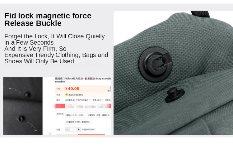 ISO9001 Oxford Cloth Men Business Backpack Wear Resistant 0.95kg