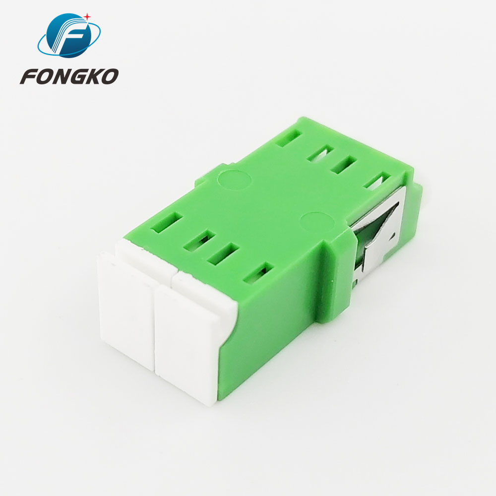 SM Duplex LC APC Fiber Optic Adapter Without Flange