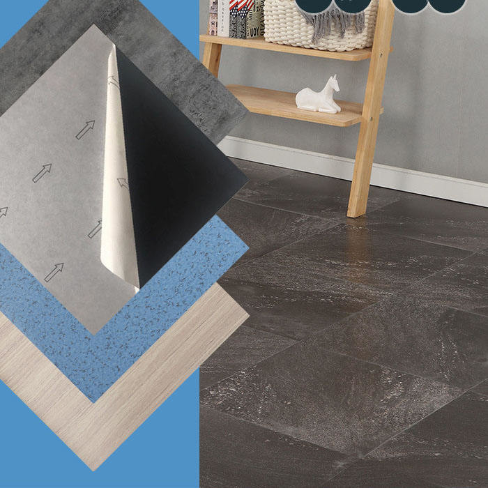 Self Adhesive Waterproof Pvc Flooring Stick DIY Vinyl Flooring For Indoor Decor In Office Building