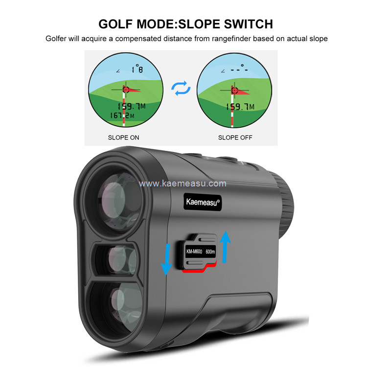 kaemeasu OEM ODM Range Finder Monocular Rechargeable Hunting Rangefinder Golf Telescope M600