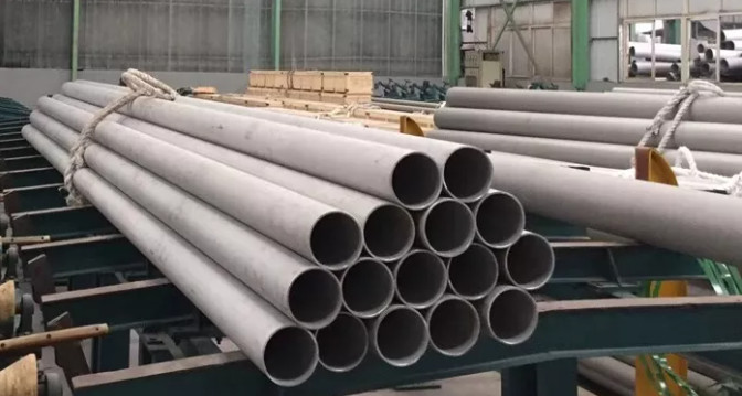 304L 316L Stainless Steel Metal Tube Seamless Pipe 2500mm Cold Drawn