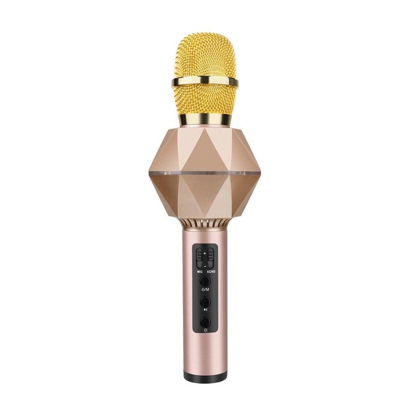 Wireless Bluetooth Karaoke Microphone Portable Handheld Karaoke Mic Speaker