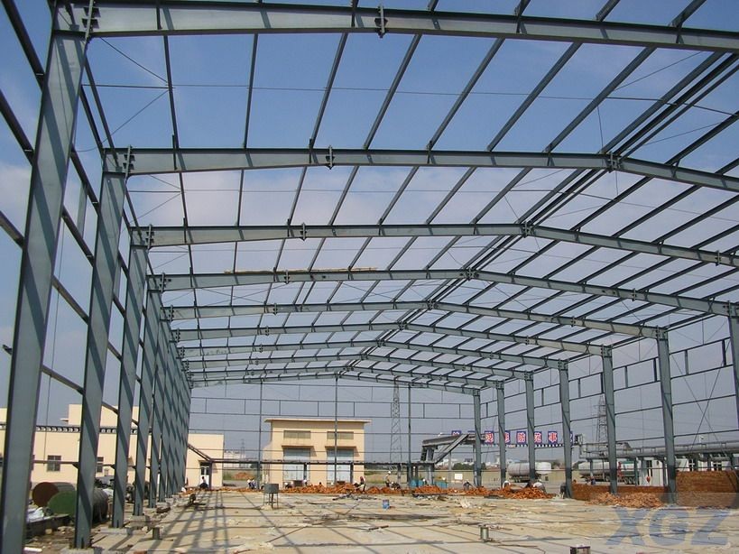 Pre Engineered Metal Building With Welded H Section Steel ISO9001
