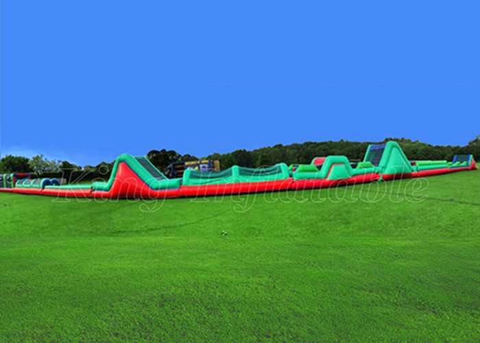 Tarpauline Inflatable Obstacle Courses Outdoor Boot Camp Inflatable Equipment