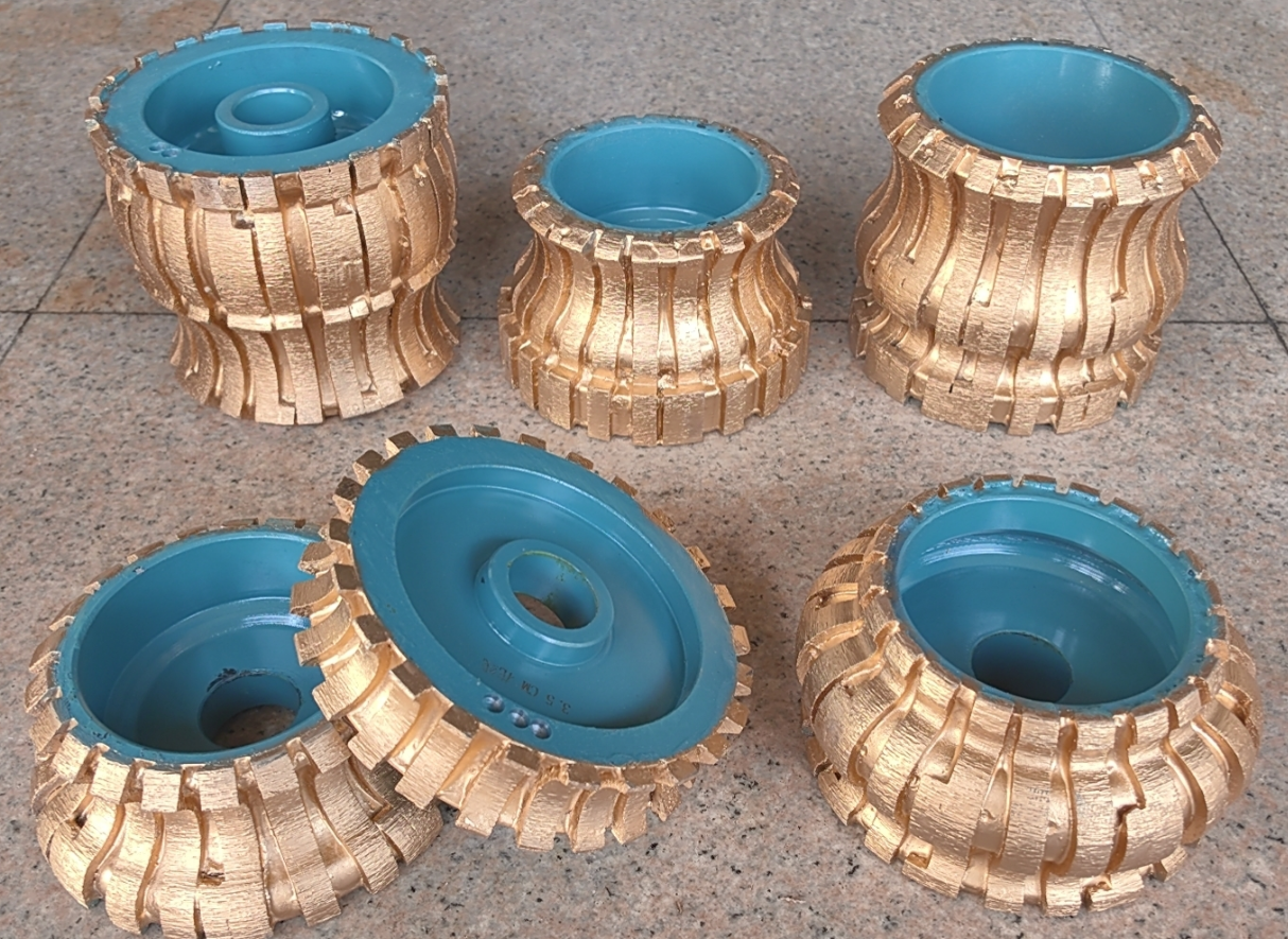Sintered Diamond Segmented Edge Grinding Wheel 150mm 350mm For Granite