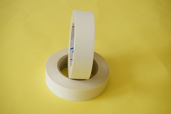 High Tack Double Sided Carpet Tape , Gauze Carpet Binding Tape Rubber Based