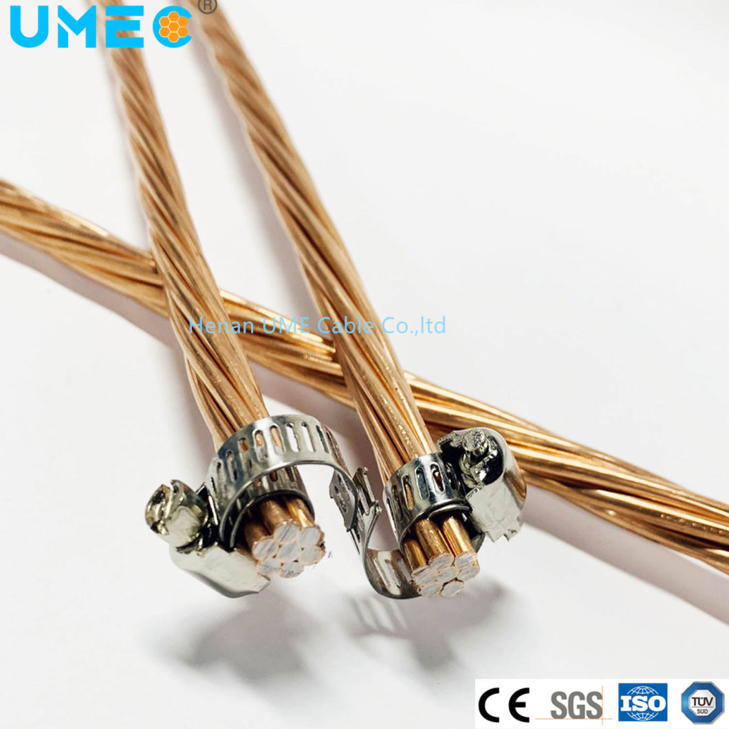 Conductivity 15% China Original Copper Clad Steel Wire for Power Transmission CCS Wire
