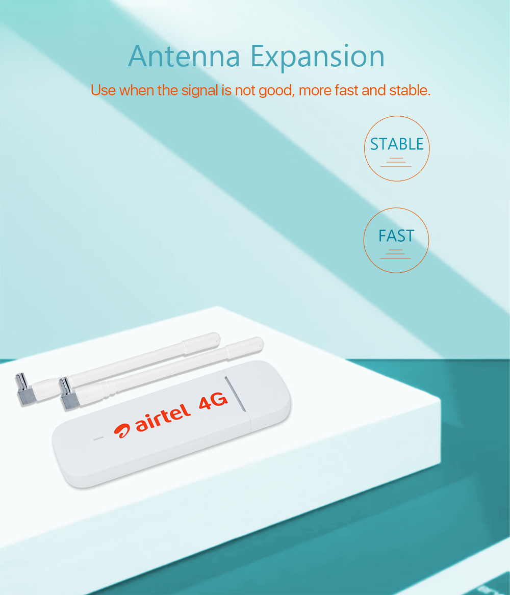 Factory OEM E3372 E3372h-607 4G LTE Dongle 150Mbps USB Modem LTE 4G USB Dongle with Antenna Ports