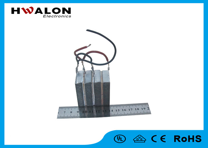 220V 400W Anti - Condensation Device PTC Air Heater With Terminal / Colorful Wire