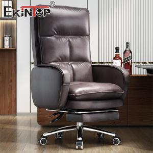 Buy cheap Modern Style High Back Leather Chair Ergonomic Design Home Office Desk Chair product