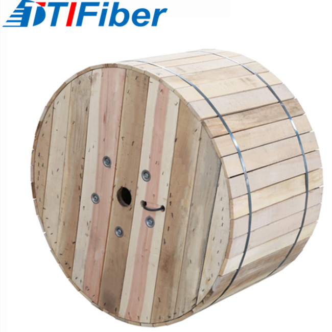 Indoor Outdoor 2 - 24 Core Nonmetallic SM Fiber Optic Cable Anti Rodent