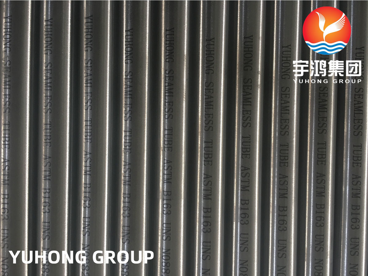 ASTM B163 UNS N08825 Nickel Alloy Steel Seamless Tube For Heat Exchanger