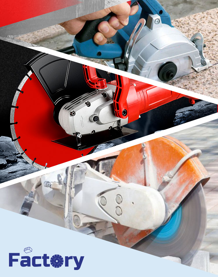 Dry Wet Cutting Laser Weld Diamond Saw Blade Blade Width 2.2-3.2mm High Cutting Speed