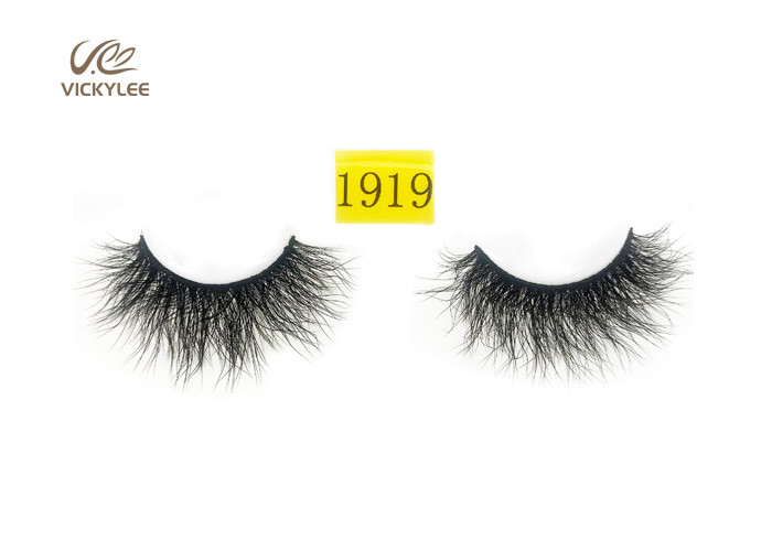 Human Hair 100% Handmade ODM Dramatic False Eyelashes