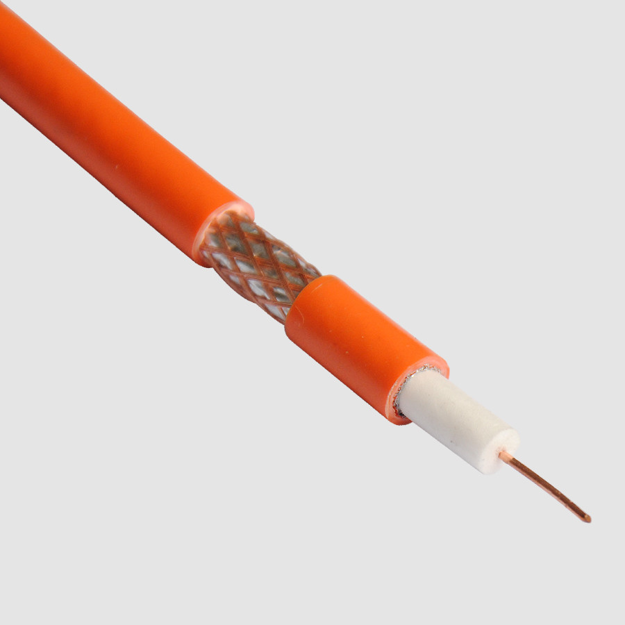 FPE 100m CCTV Coaxial Cable Solid Bare Copper Conductor