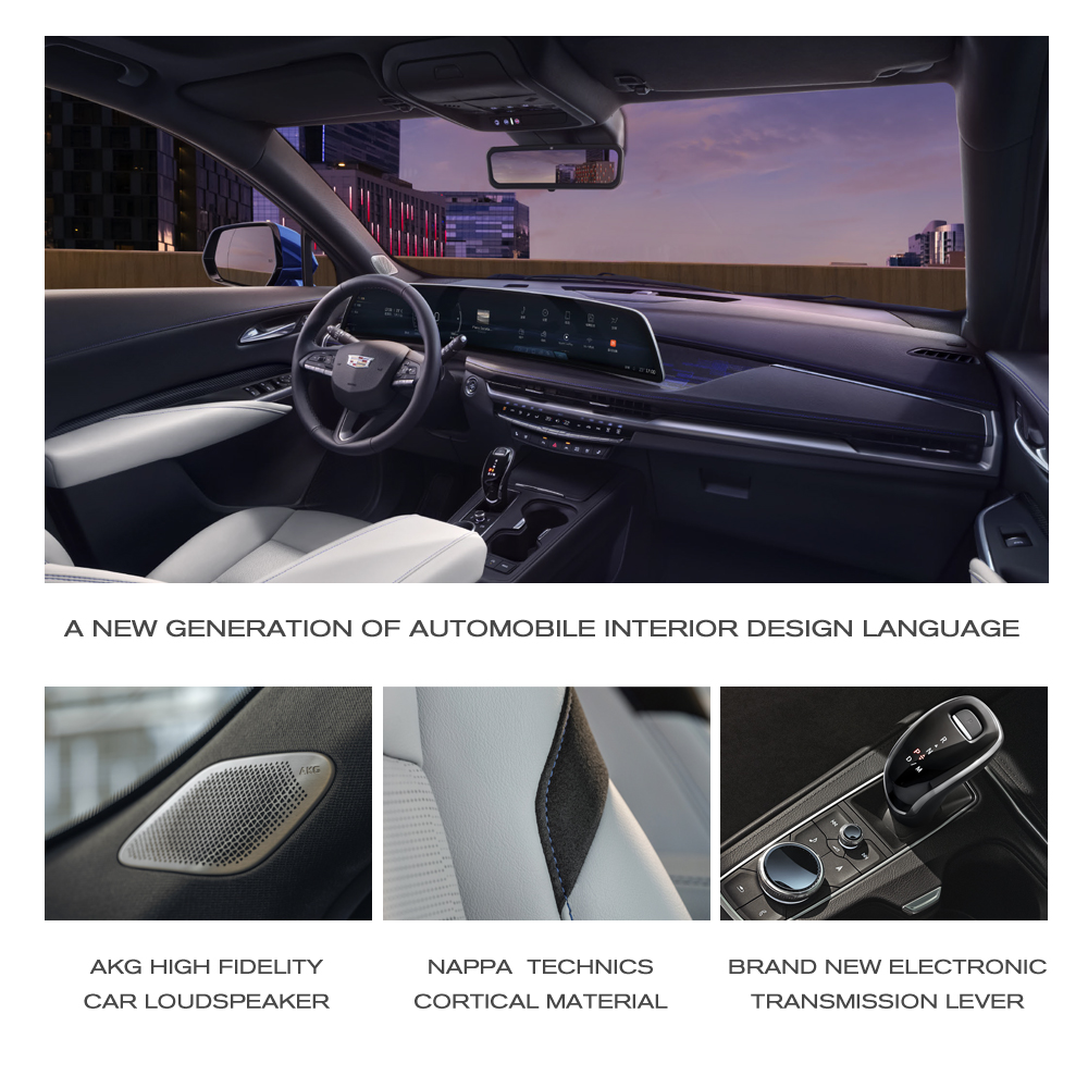Cadillac XT4 Luxury SUV RWD Turbo Engine Multi-Function Steering Comfortable Leather Seats Automatic Gearbox Euro VI R18