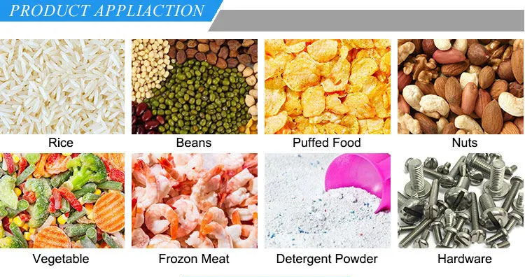 PLC Auto Weighing Packing Machine Vertical Automatic Granule Filling Machine