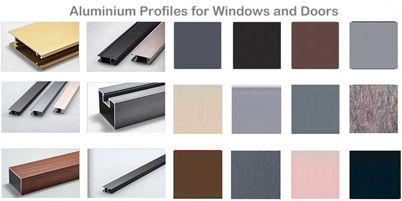 Aluminium Window Profiles  T5 Temper Services Manufactured 90 Series 1