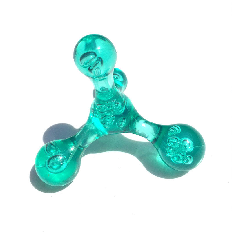Four Heads acupressure Point Massager Tools Arm Back Leg Head Foot Relaxation