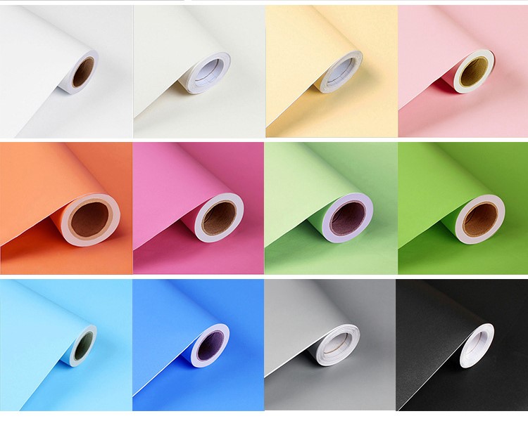 Waterproof Adhesive Wallpaper Stickers for Kitchen Countertop and Bathroom White Marble Granite Design Mildew Proof