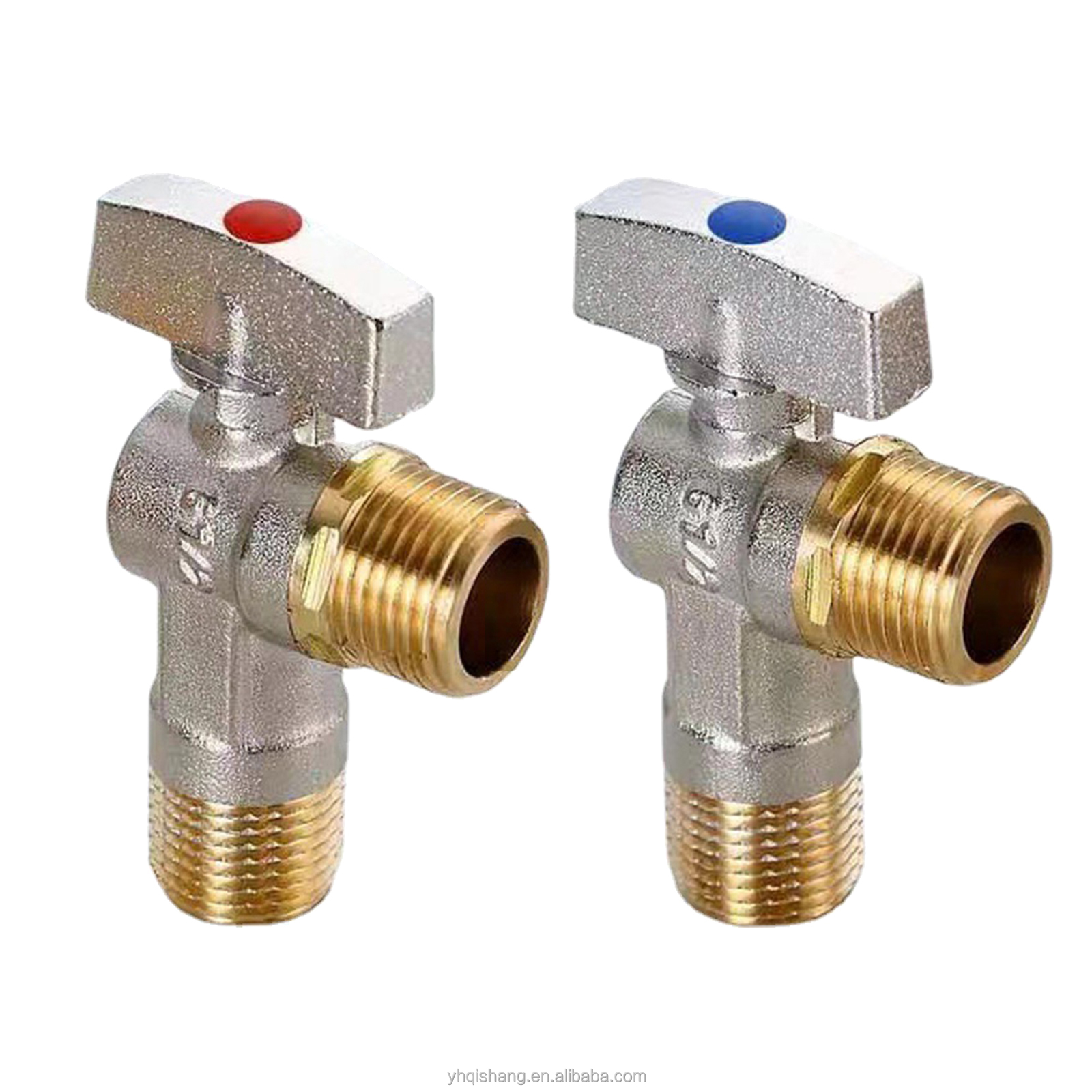 Safety DN20-NPT Plumbing Angle Valve Triangle Angle Valve 1/2inch