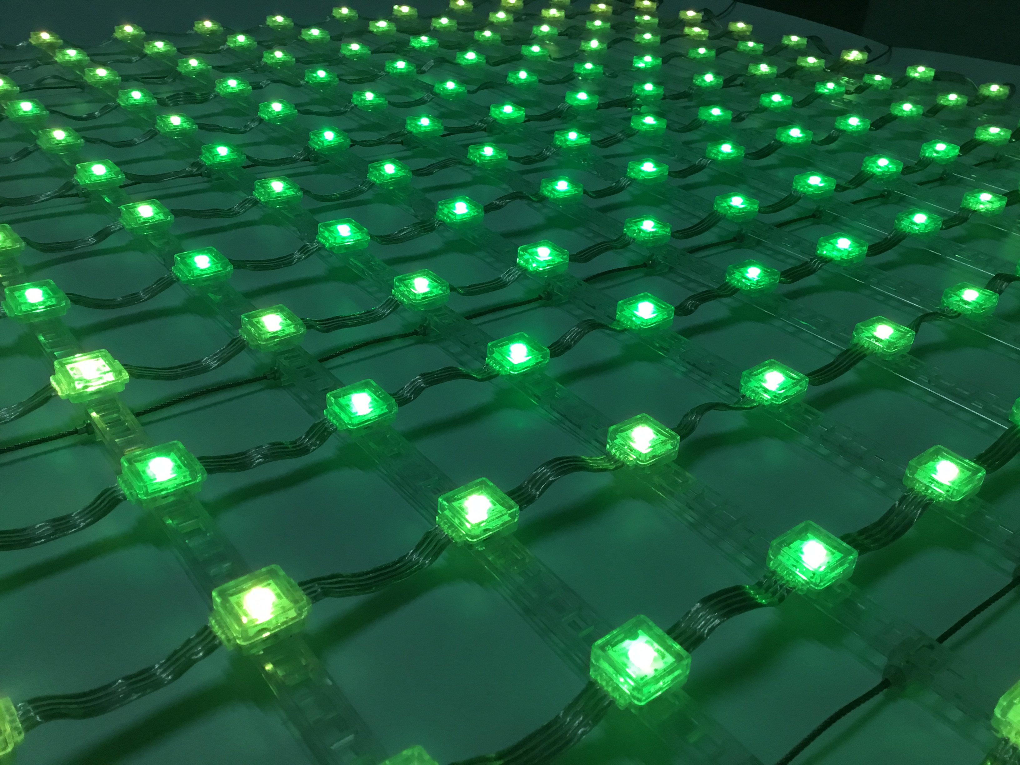Soft LED Grid Screen 10mm Pixel Pitch for Shopping Mall Advertising