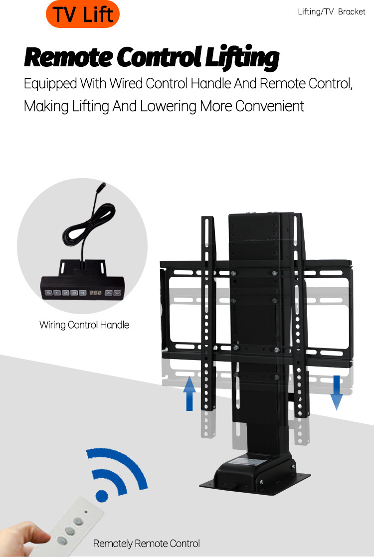Lift Up Tv Mechanism,Automatic Electric Under Bed Tv Motorized Lift Stands