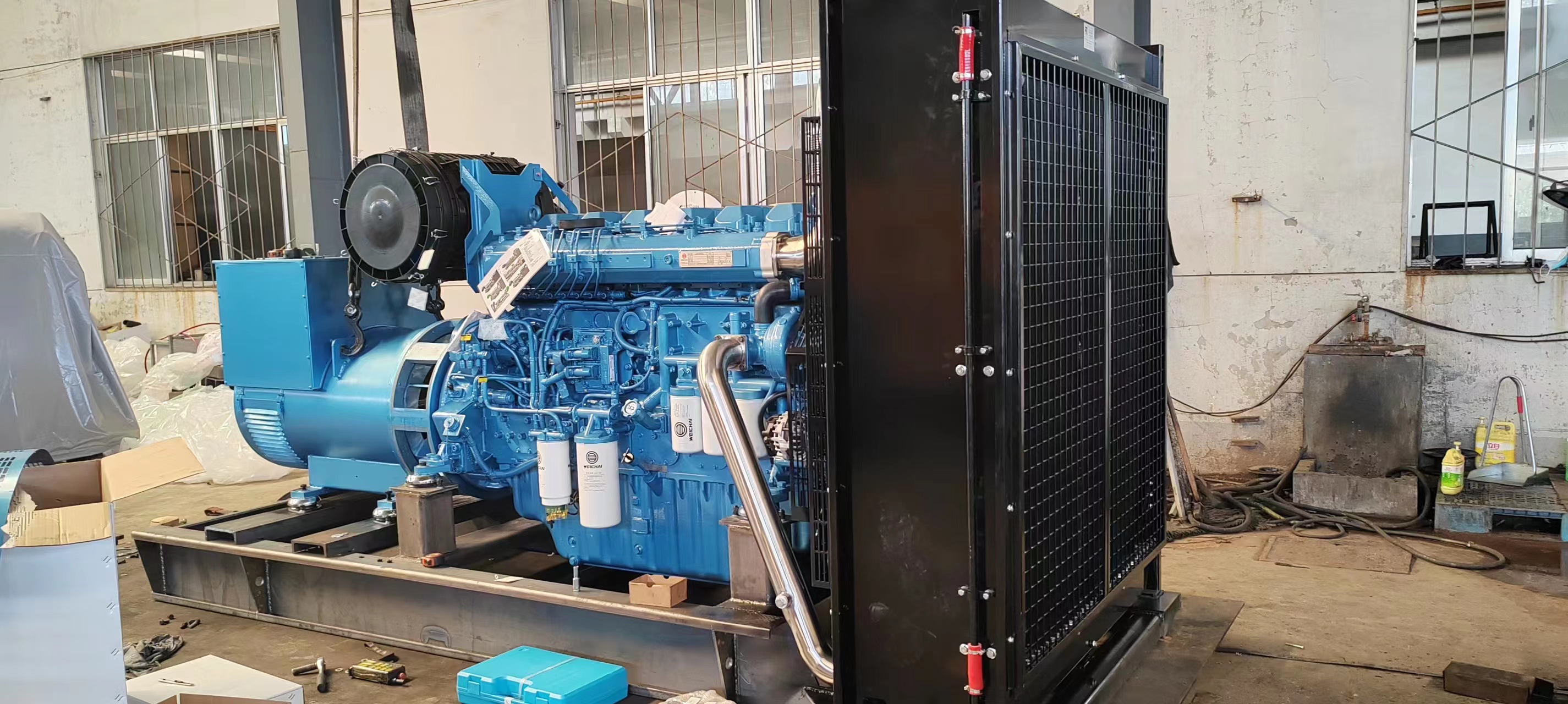Powerful 625KVA Weichai Diesel Generator Set for Emergency Power Supply in Schools