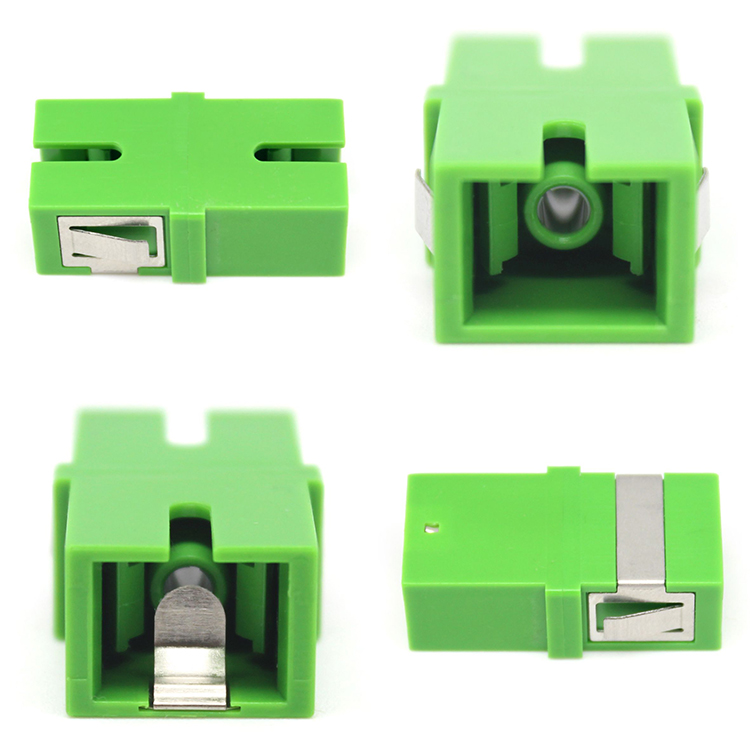 0.2dB Insertion Lose SC APC Single Mode Fiber Adapter for 3G Network Installation