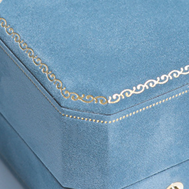 Custom Leather Jewelry Packaging Box For Necklace Earrings Rings Bracelets