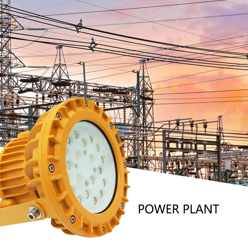 High Bay Explosion Proof LED Light Fixtures IP65 2700K - 6500K For Gas Station
