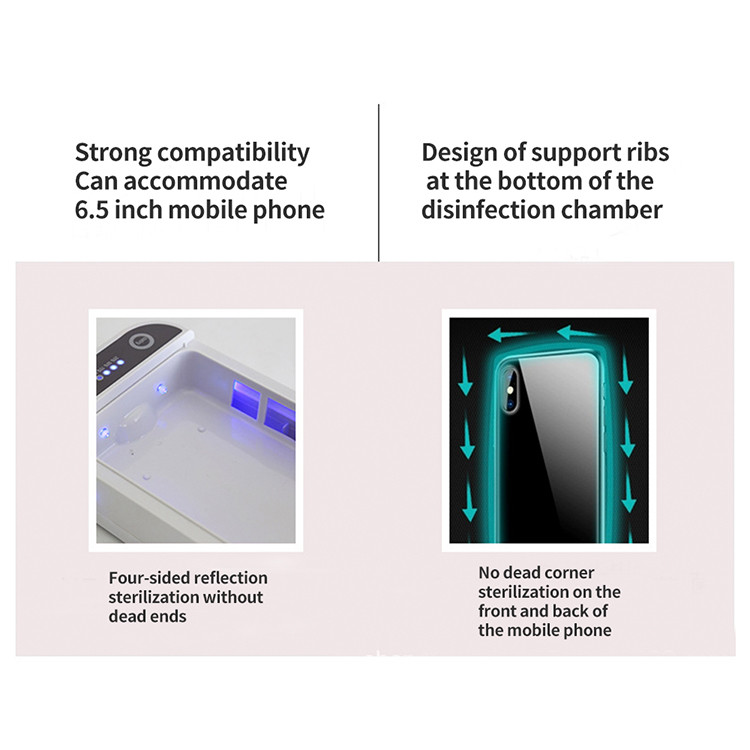 OEM 5W QI Wireless Phone Multifunction Sterilization Box