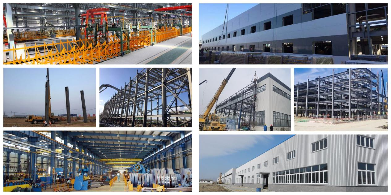 Low Cost Prefabricated Steel Structure Warehouse Fast Construction Speed High Degree Customization
