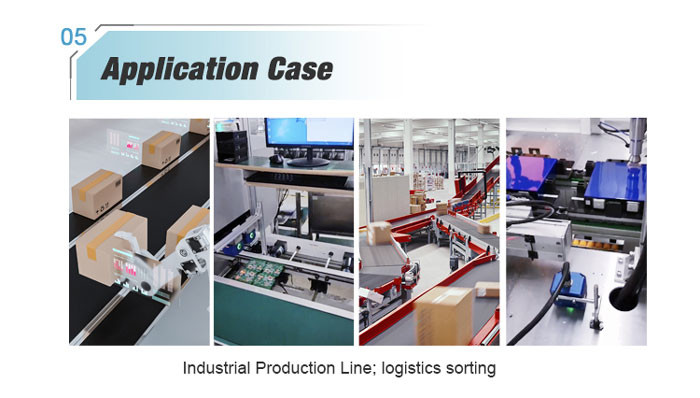 Rakinda 1.3MP Industrial IP67 Code Reader Adopts 14 LED Lamps For Production line Quality Management And Tracking