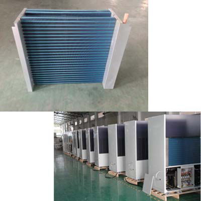 Tube Fin Heat Exchanger For Heat Pump Seamless Plain Copper Tube