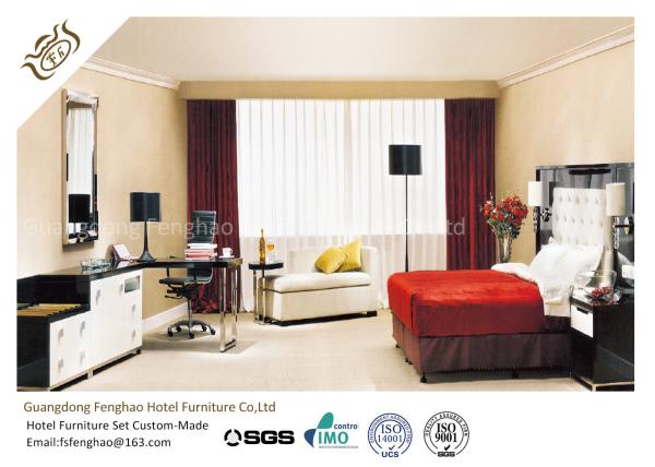 Modern Commercial Hotel Apartment Furniture Sets Plywood Large Size King Bed