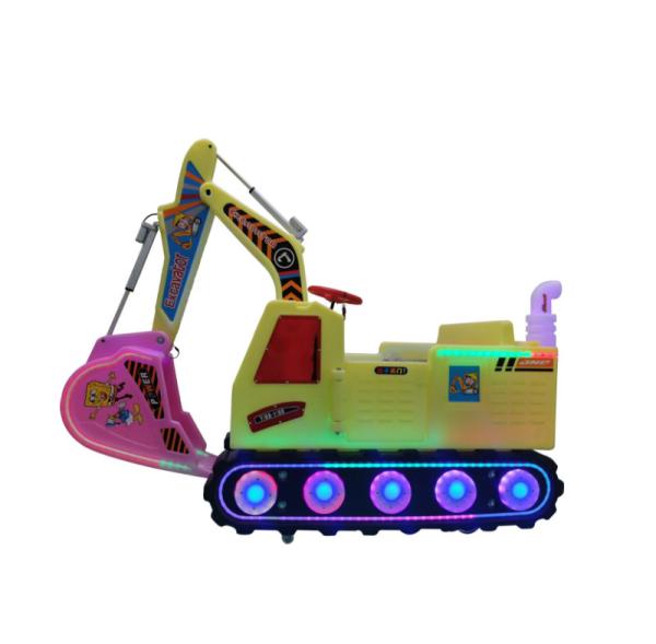 2023 Model Digger Bulldozer Excavator Electric Battery Bumper Cars for Children