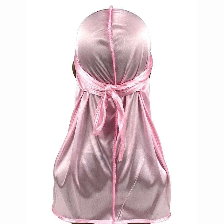 Abeis Customized Logo Silk Durag For Men Low MOQ Satin Durags in Multiple Colors
