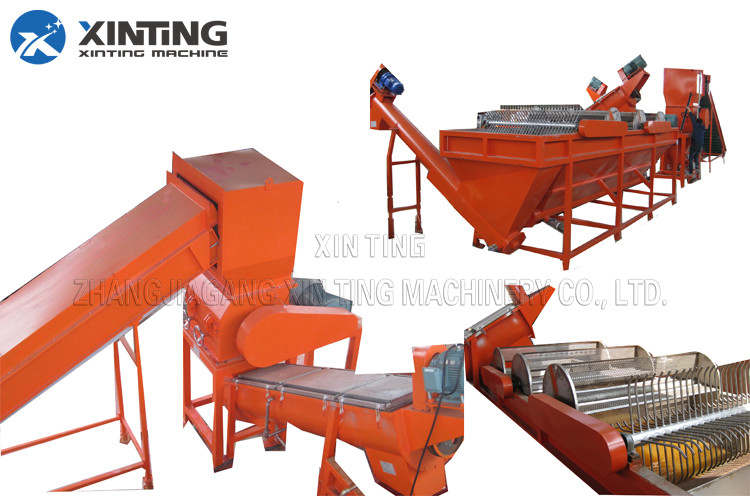 Siemens 3000kg/Hr Plastic Recycling Washing Machine For Pet Bottle