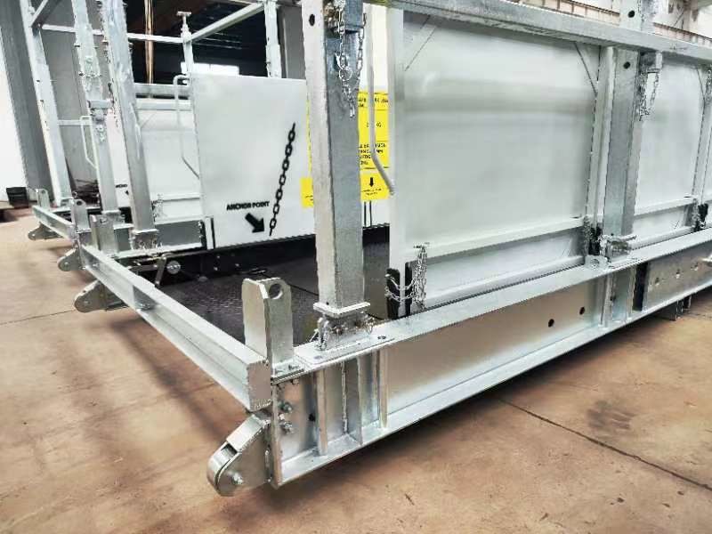 Sand Blasting Crane Loading Deck MLP3200-H Width 3200mm With 2/4 Props