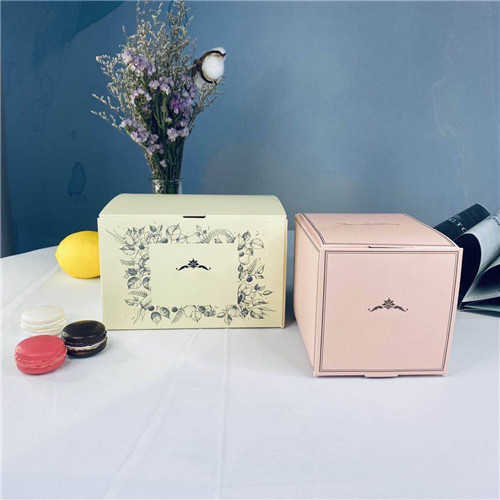 Exquisite Bronzing Process Holiday Gift Cardboard Boxes
