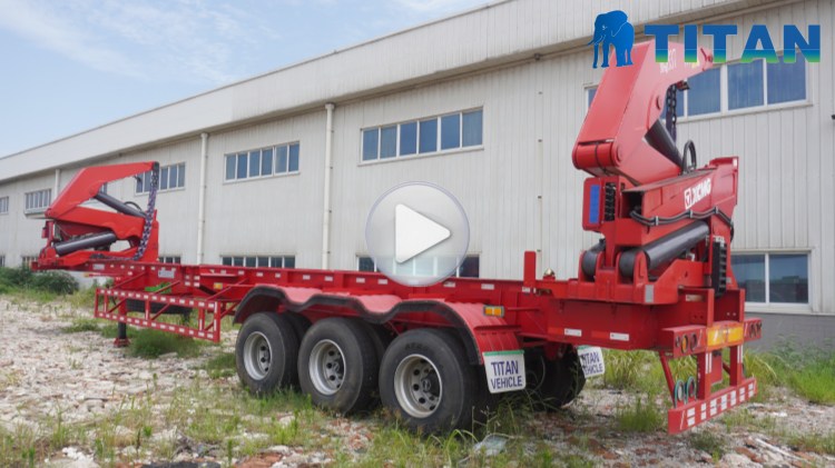 TITAN Container Loading Trailer  Sidelifter Container Trailer for Sale