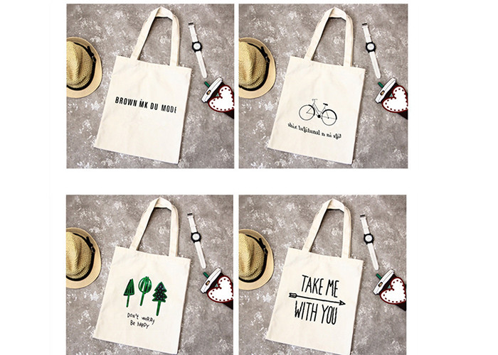 Custom promotional bag Korean version casual handbags art fresh shoulder canvas bag