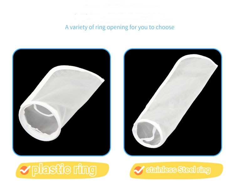 Sus304 Ss316 Liquid Polypropylene Filter Bag Multi Bag 100 Micron Filter Bag