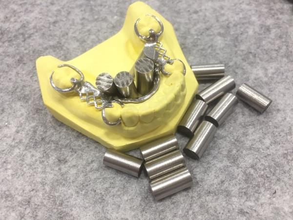 Wear Resistance Cobalt Chromium Alloy , Non Precious Dental Alloys Cylinder