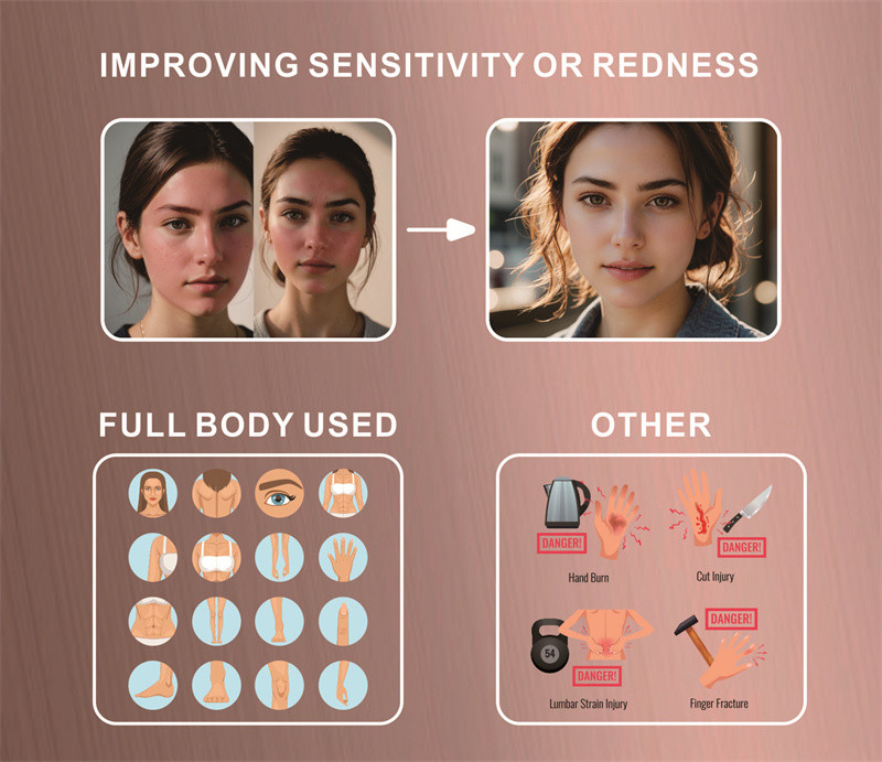 Home Use Led Near Infrared Light Therapy LED 660nm Red Light Anti Aging Device